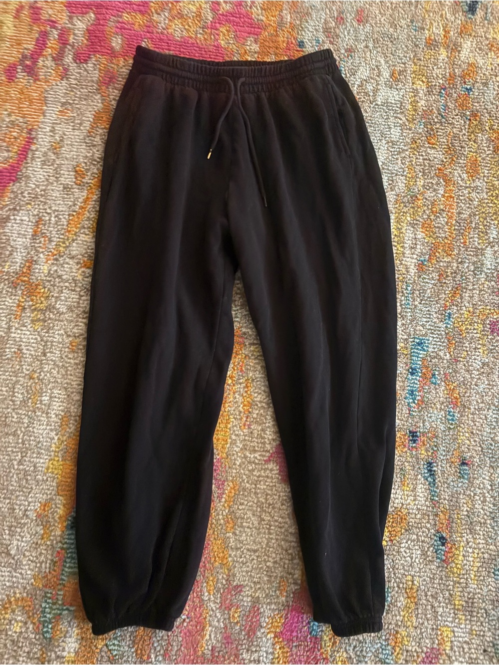 Old Navy Black Elastic Waist Jogger Pants